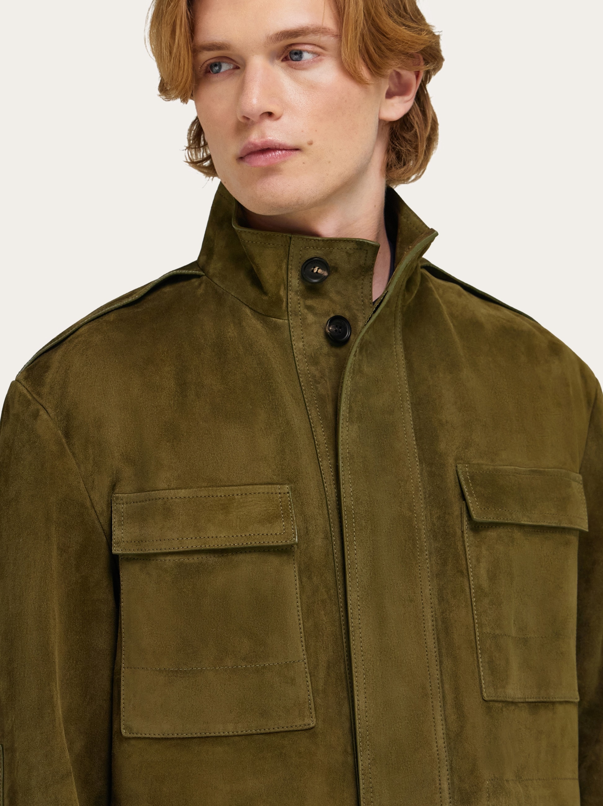 Suede safari jacket - Men | Ferragamo