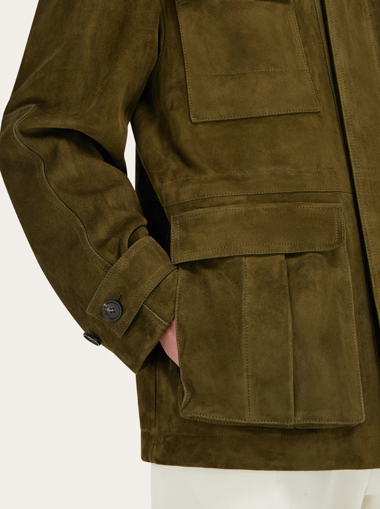 Suede safari jacket Gallery image 5