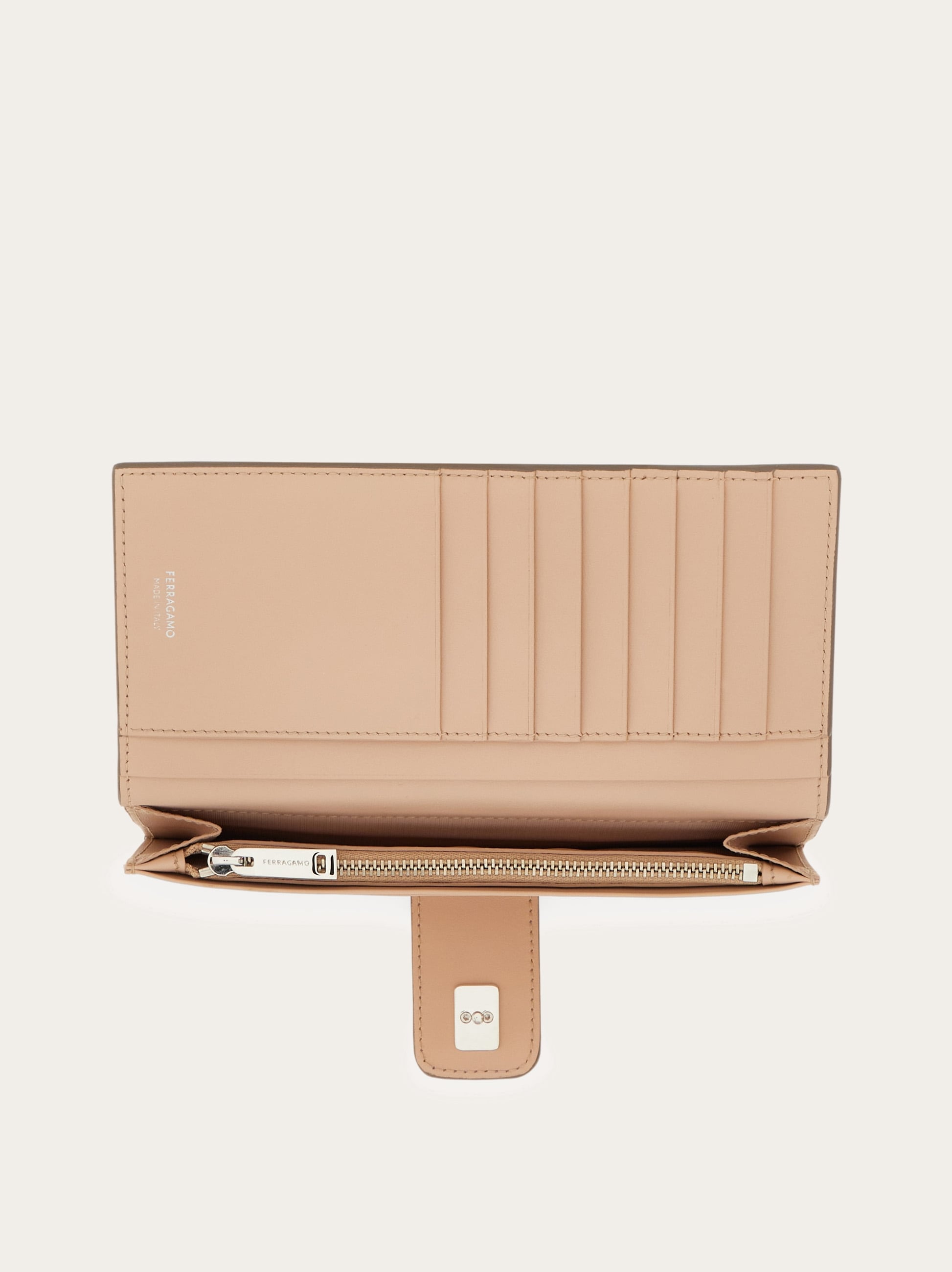 Double Gancini Continental wallet - Women | Ferragamo