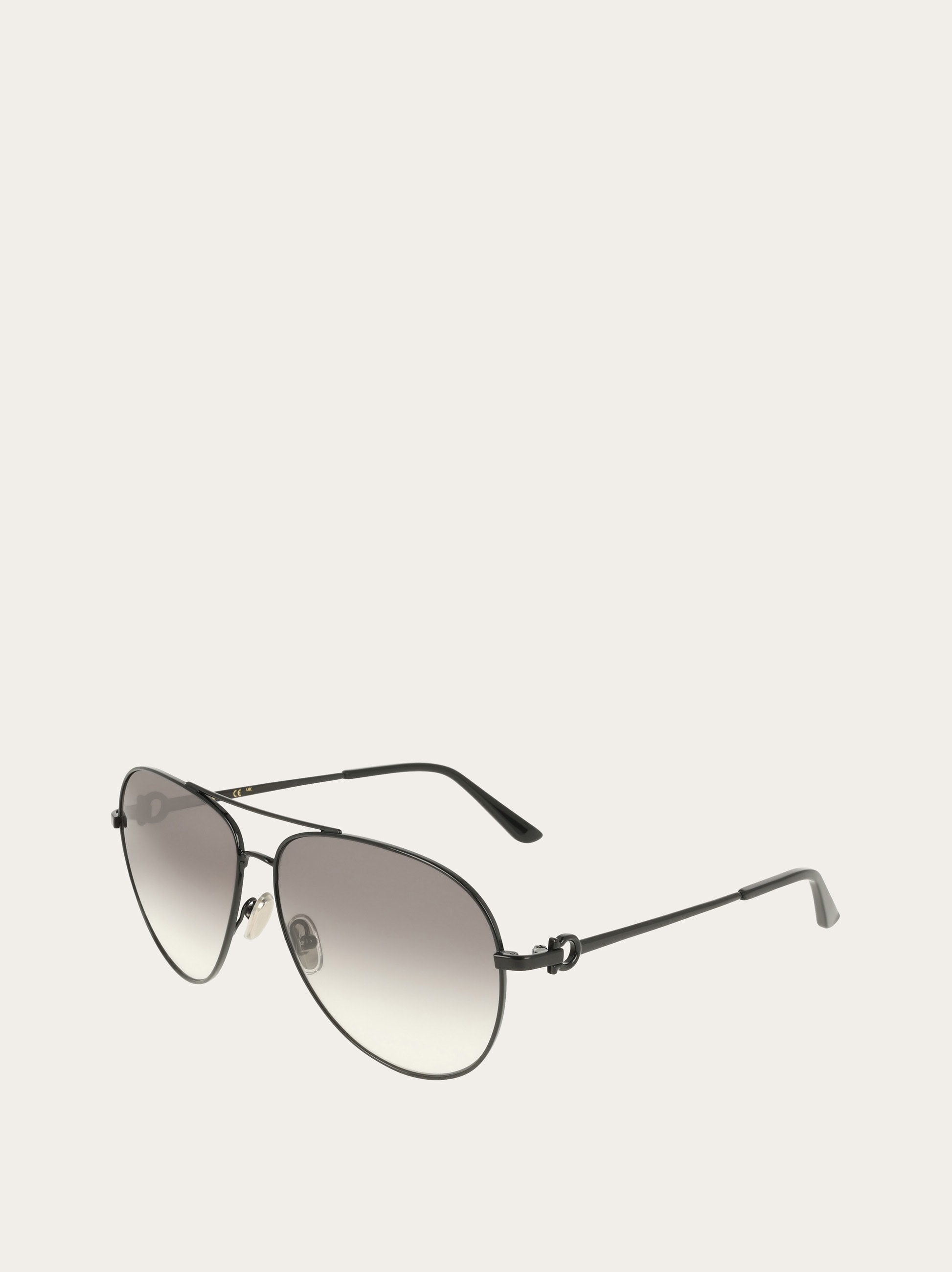 Salvator Farragamo aviation sunglasses perfect condition, case and dust Amazon.com: Salvatore Ferragamo Aviator Sunglasses SF157S  main image 3