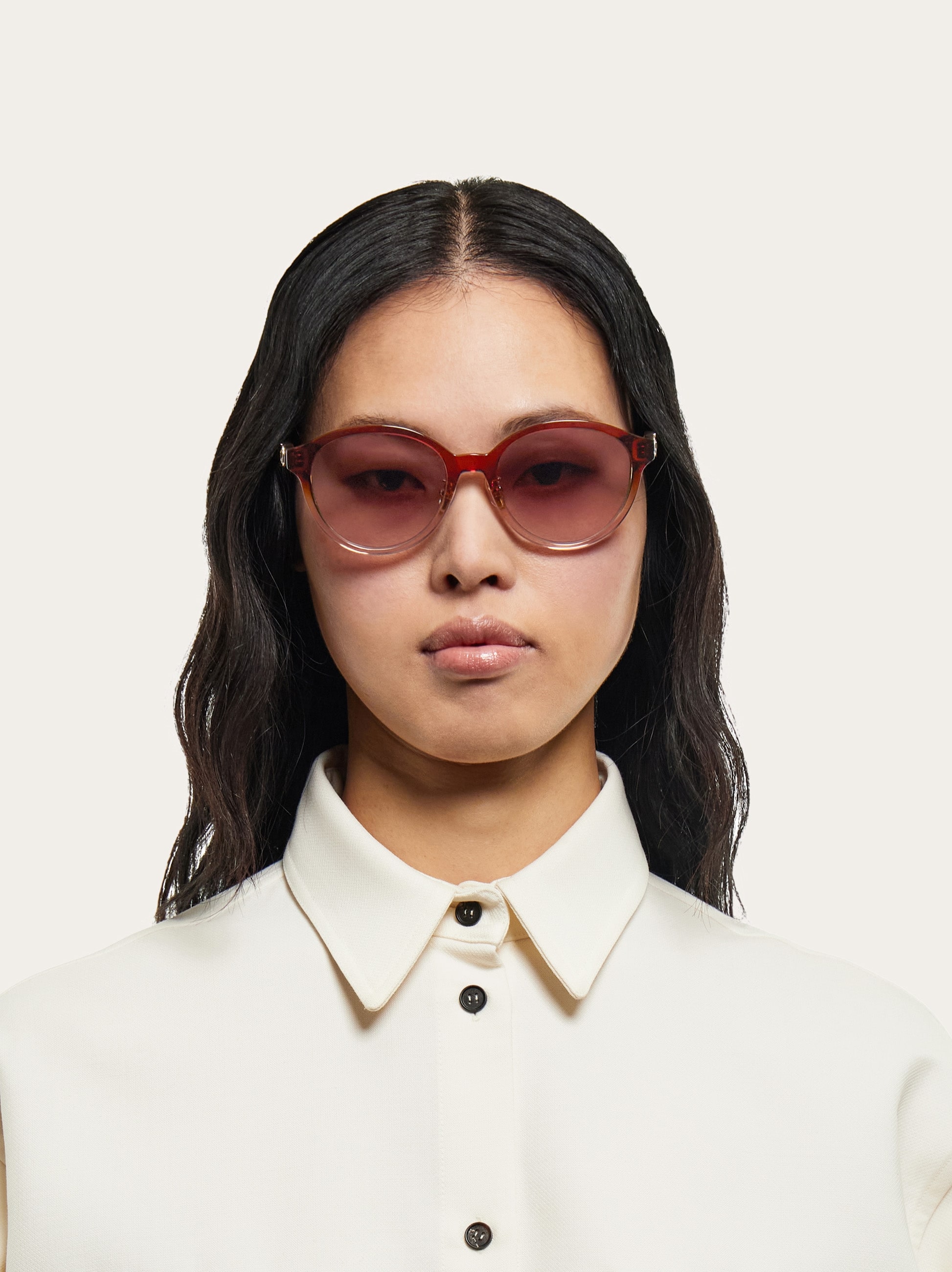 ラウンドフレームサングラス - ウィメンズ | Ferragamo