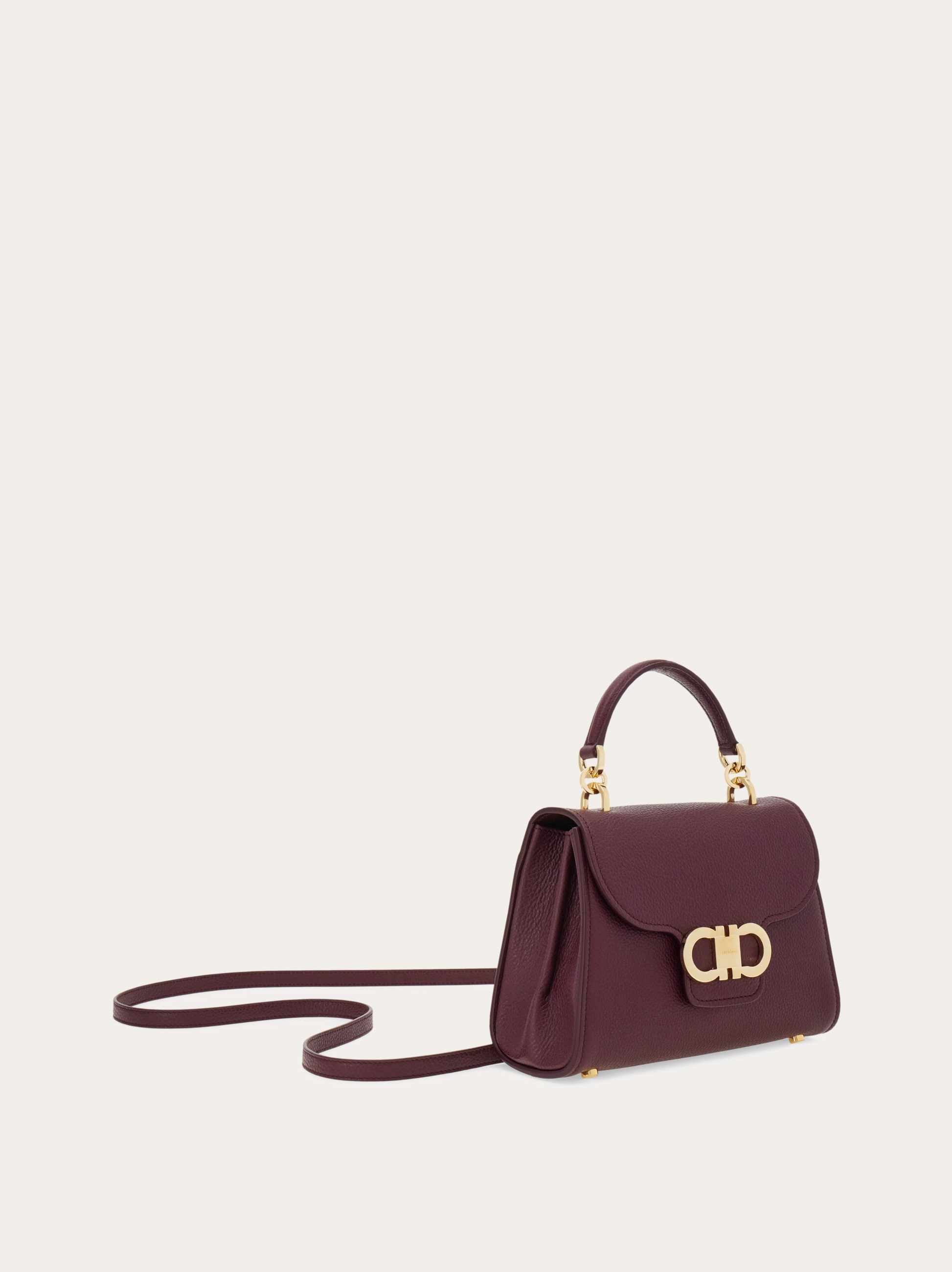 Double Gancini top handle (XS) - Women | Ferragamo