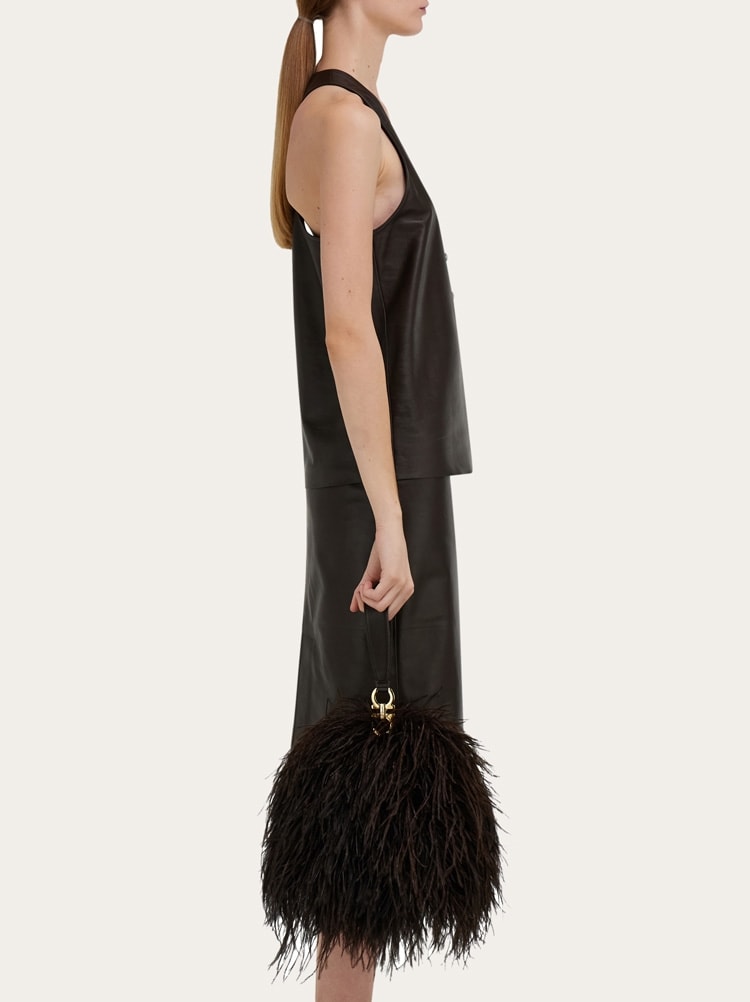 Mini clutch double Gancini Gallery image 2