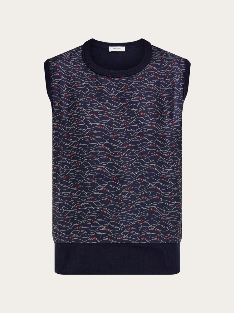 Top avec dos en tricot Gallery image 1