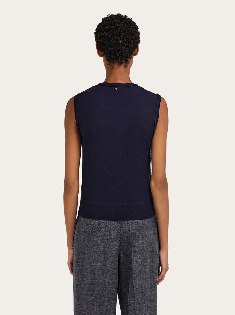 Top avec dos en tricot Gallery image 3