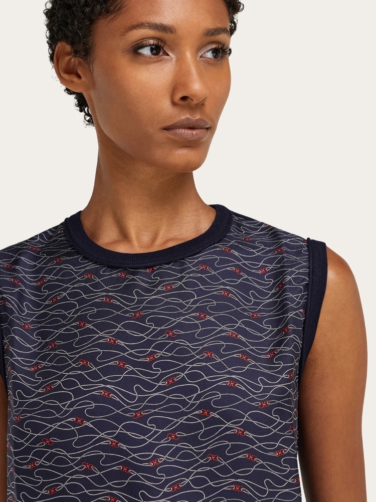 Top avec dos en tricot Gallery image 4