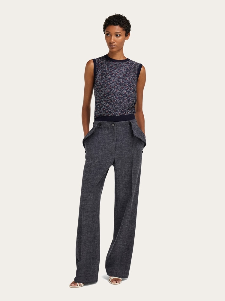 Top avec dos en tricot Gallery image 6