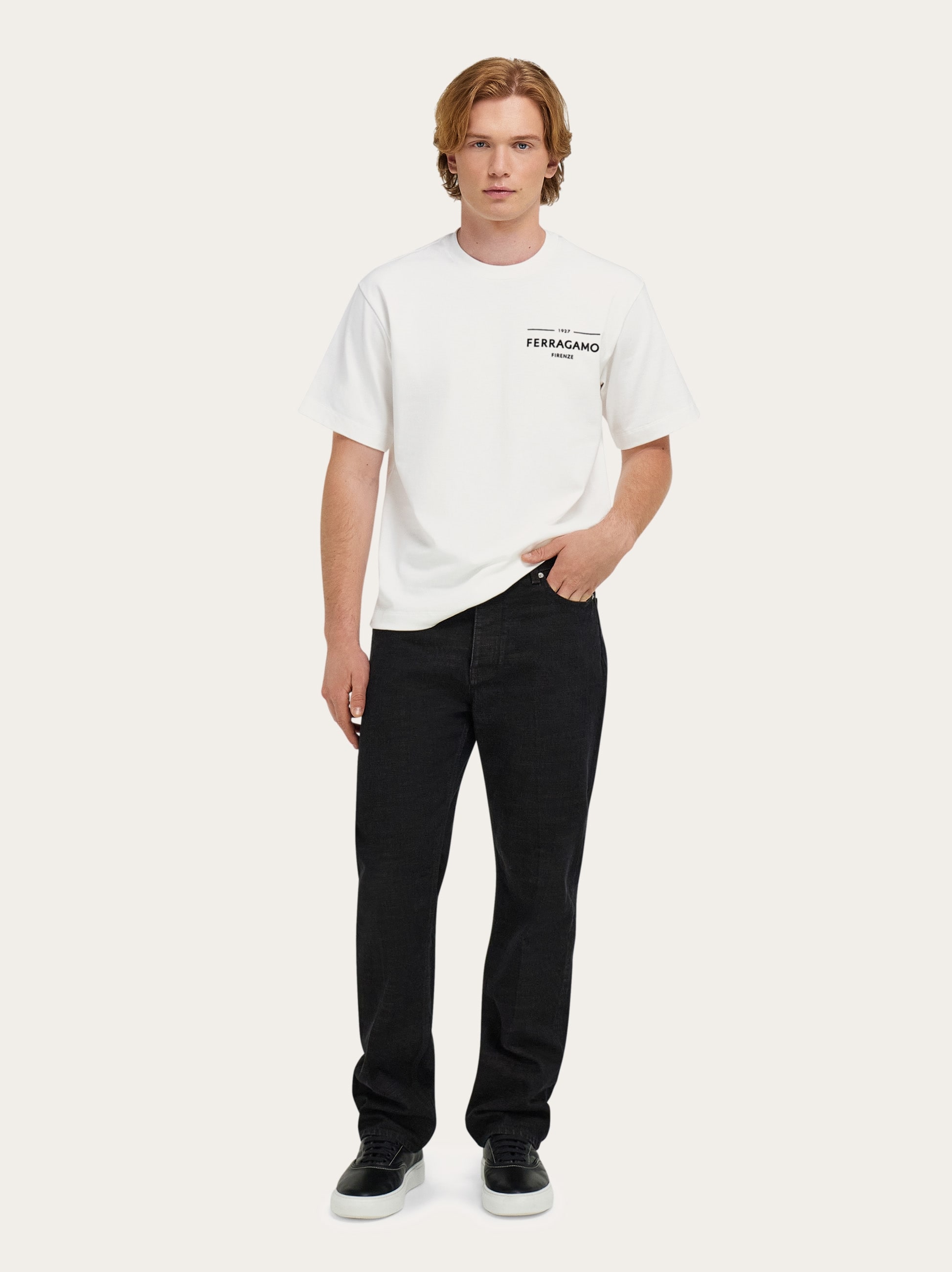 新品★FERRAGAMO★正規品フェラガモ　ロゴTシャツ unisex男女兼用 ロゴ Tシャツ - メンズ | Ferragamo