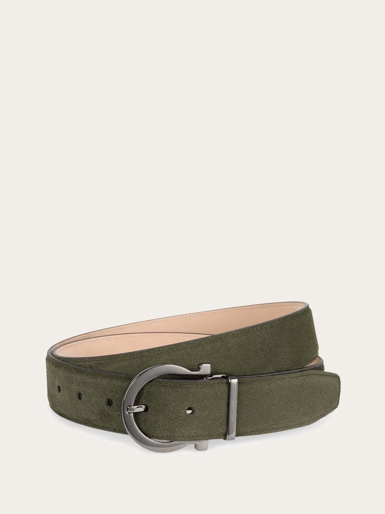 Adjustable belt with Gancini Gallery image 1