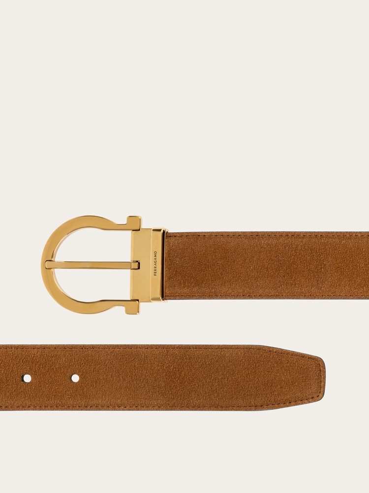 Adjustable belt with Gancini Gallery image 2