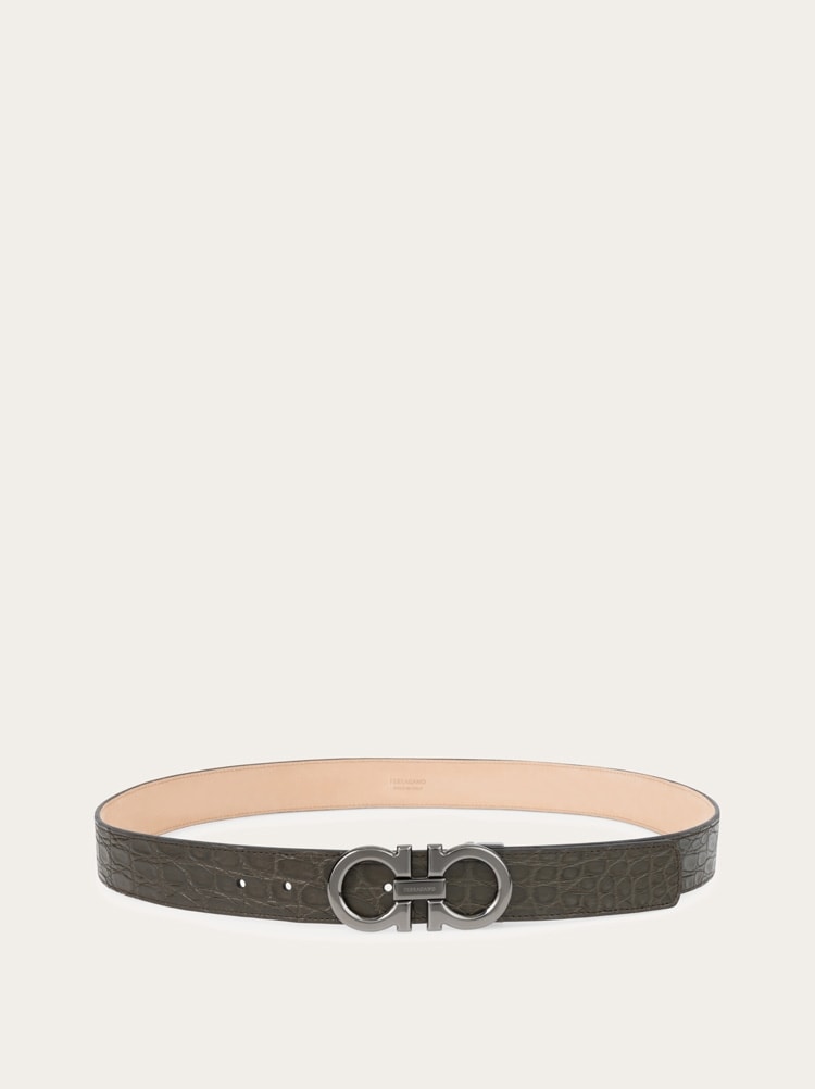 Adjustable Gancini belt Gallery image 3