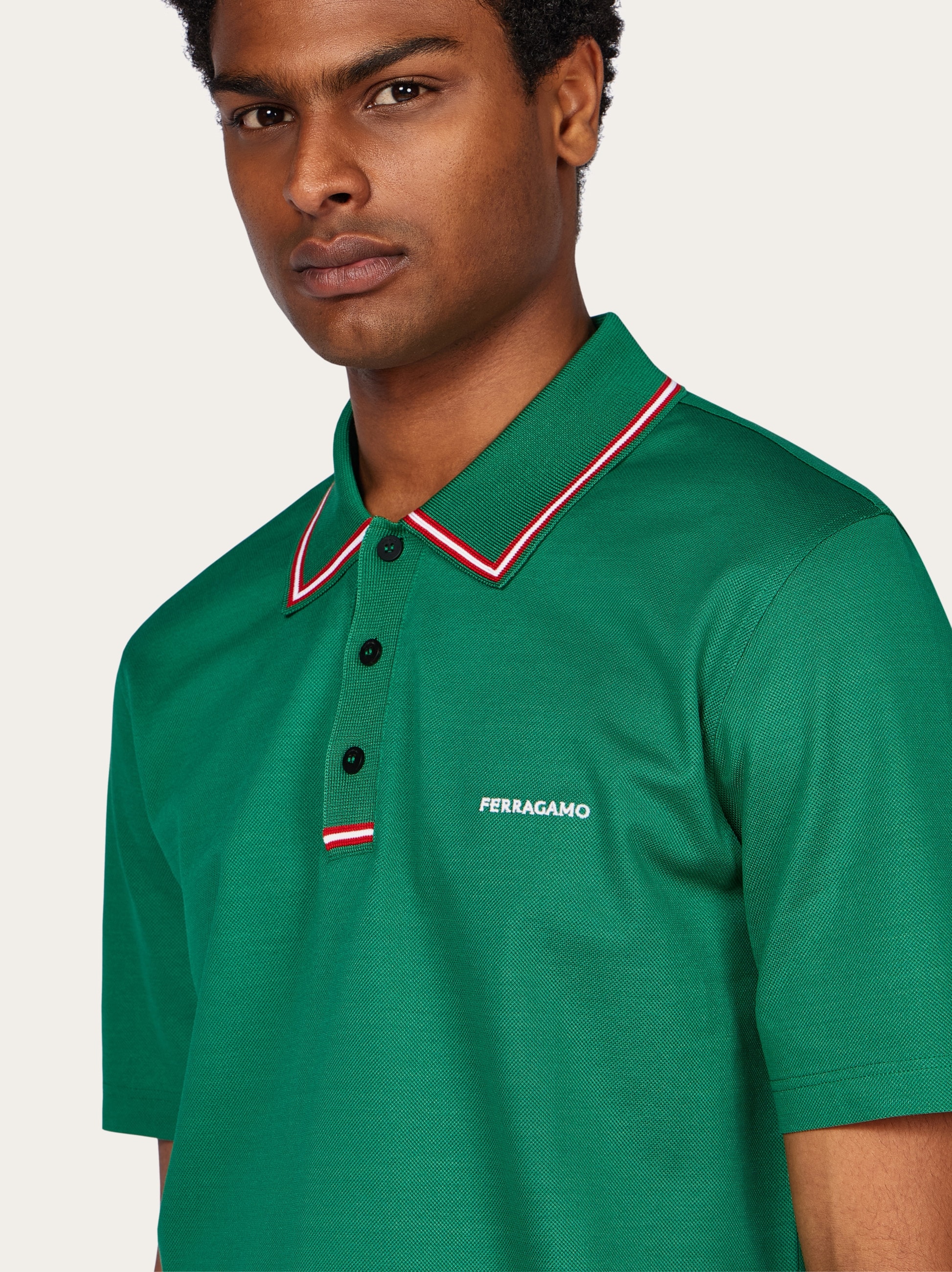コットン ポロシャツ - 新着 | Ferragamo
