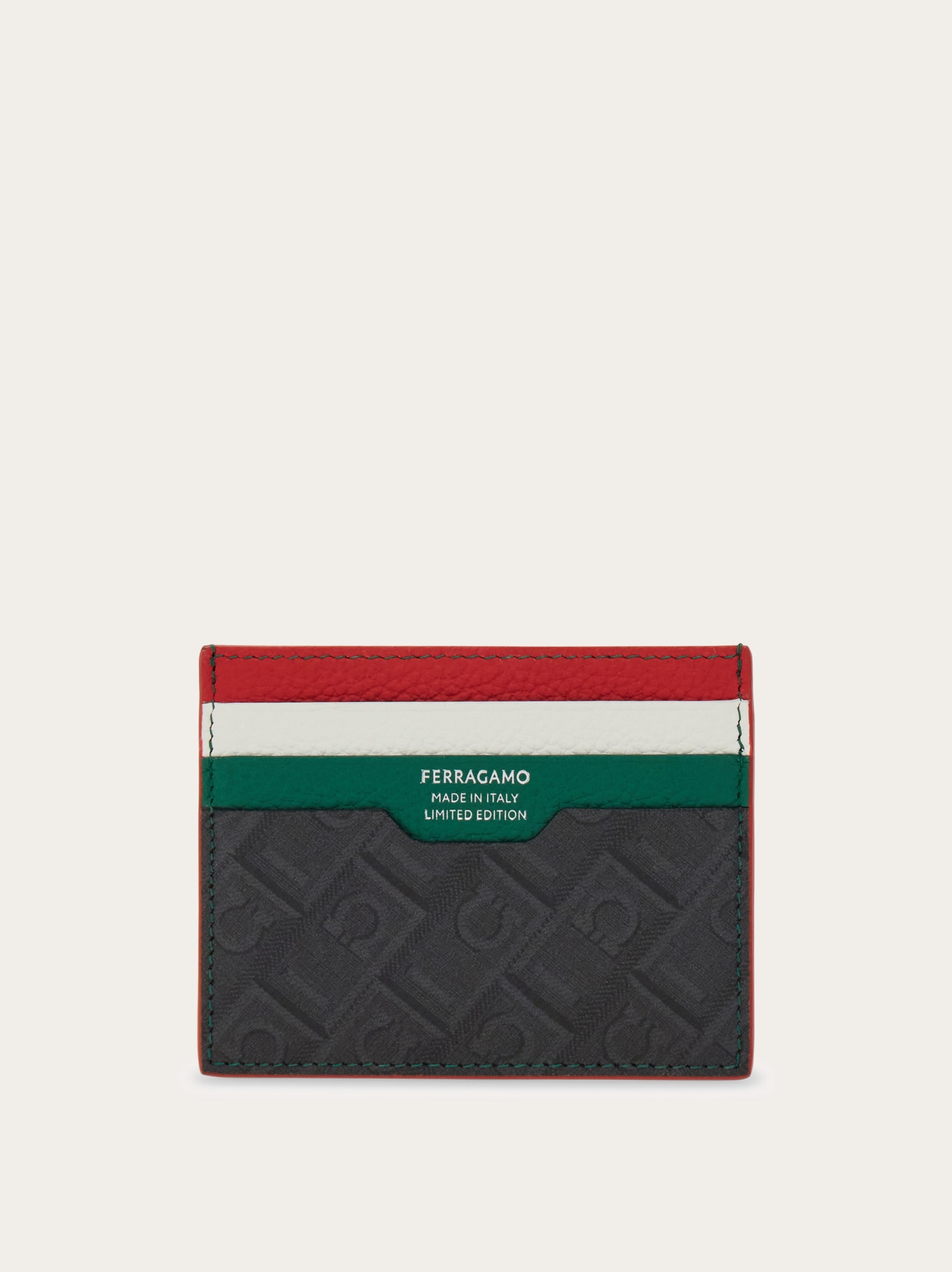 GUCCI　サンローラン　カルティエ　ブルガリ　フェラガモ　他　バック　財布　他 Ferragamo Monogram credit card holder - Citymatch Capsule - Men