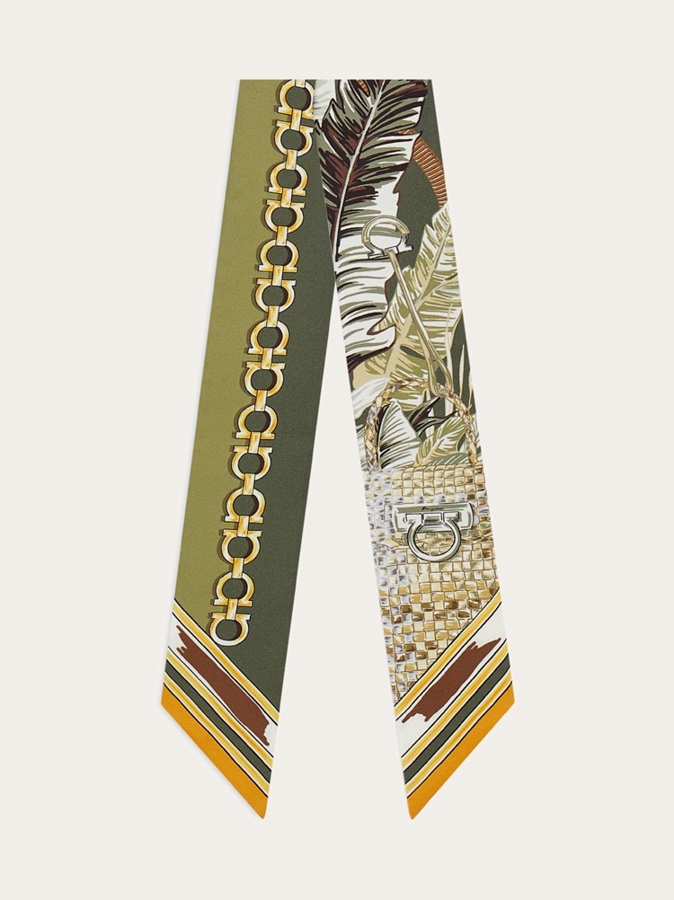 Feline print mini bandeau Gallery image 1