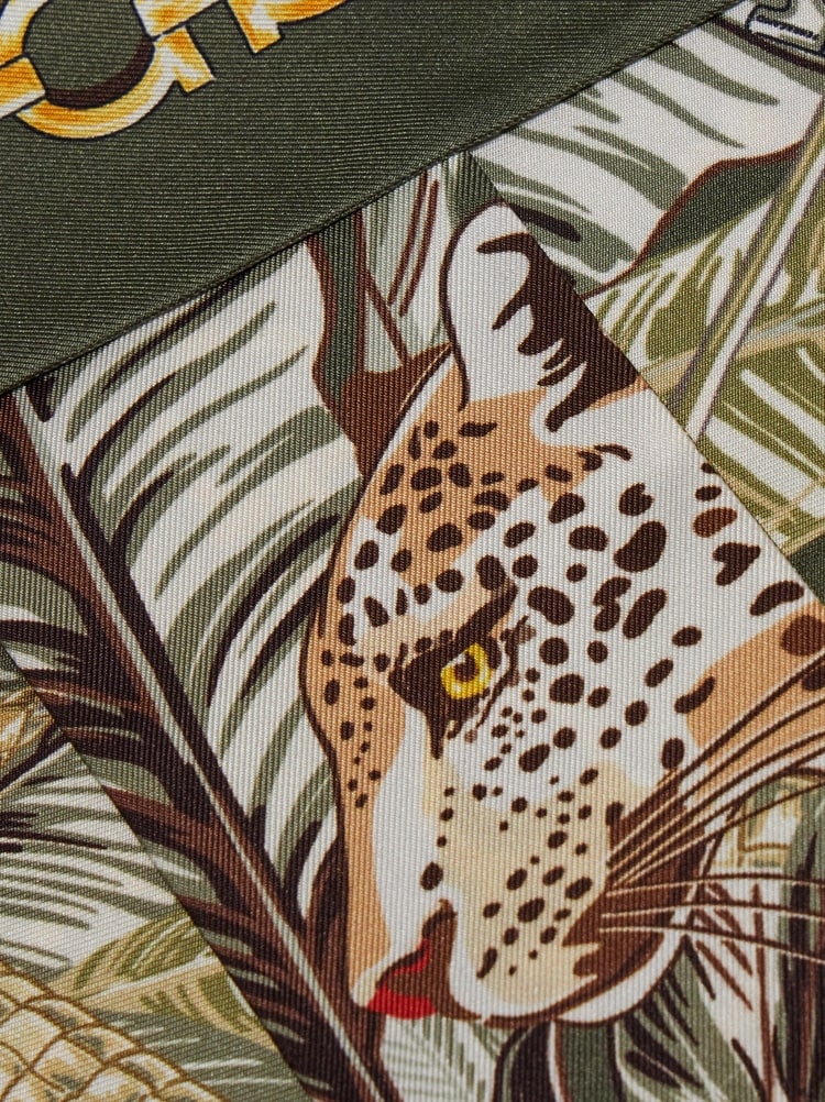 Feline print mini bandeau Gallery image 2