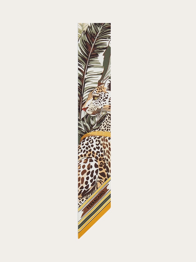 Feline print mini bandeau Gallery image 4