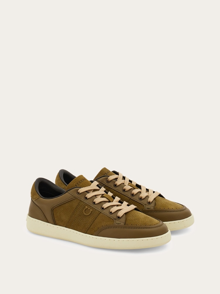 Low-top sneaker with signature Gallery image 2