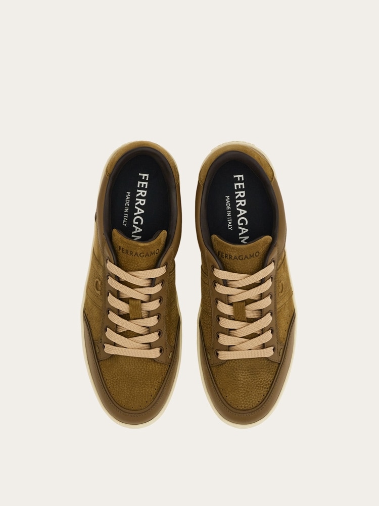 Low-top sneaker with signature Gallery image 3