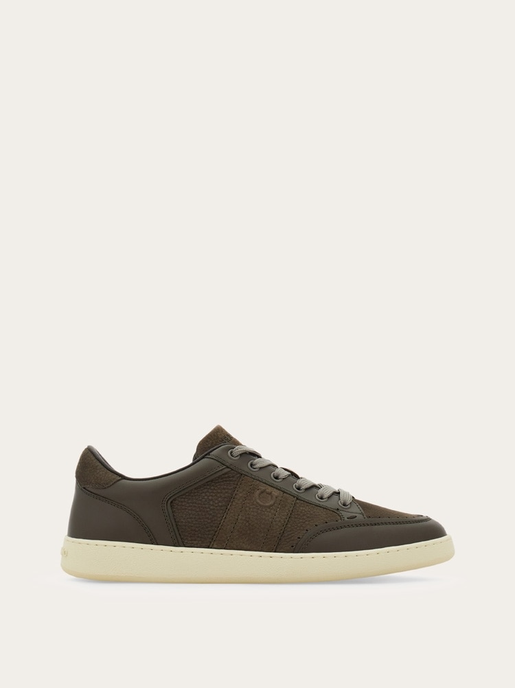 Low-top sneaker with signature Gallery image 1