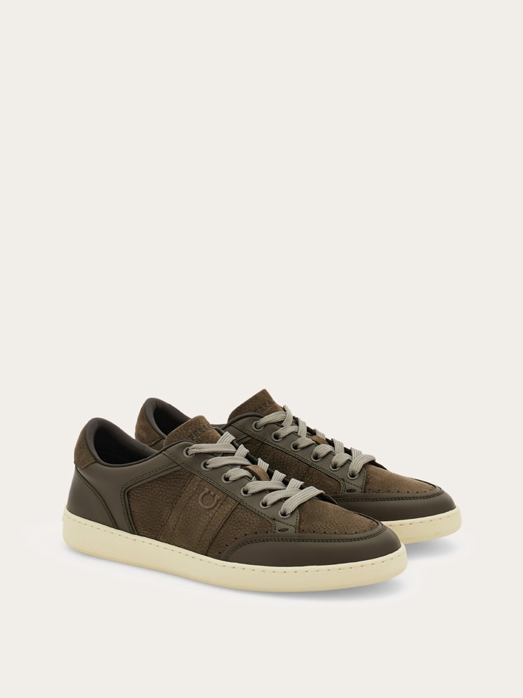 Low-top sneaker with signature Gallery image 2