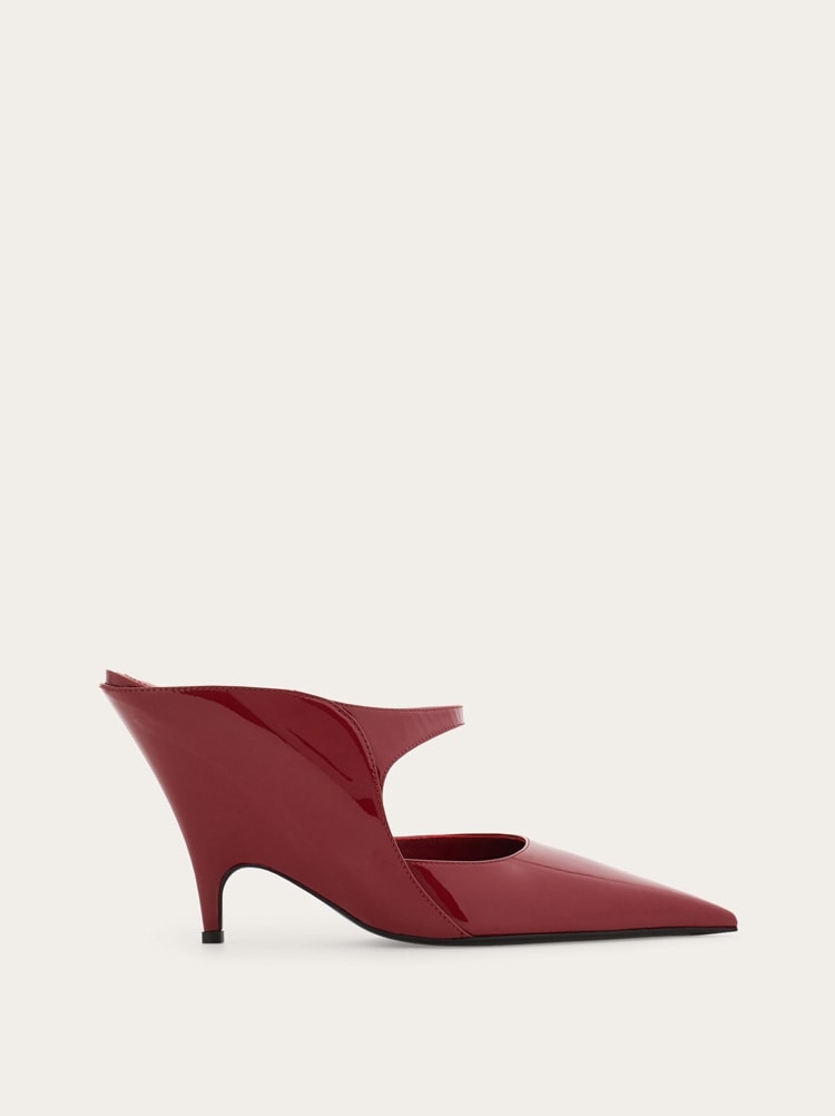 Graphic wedge mule Gallery image 1
