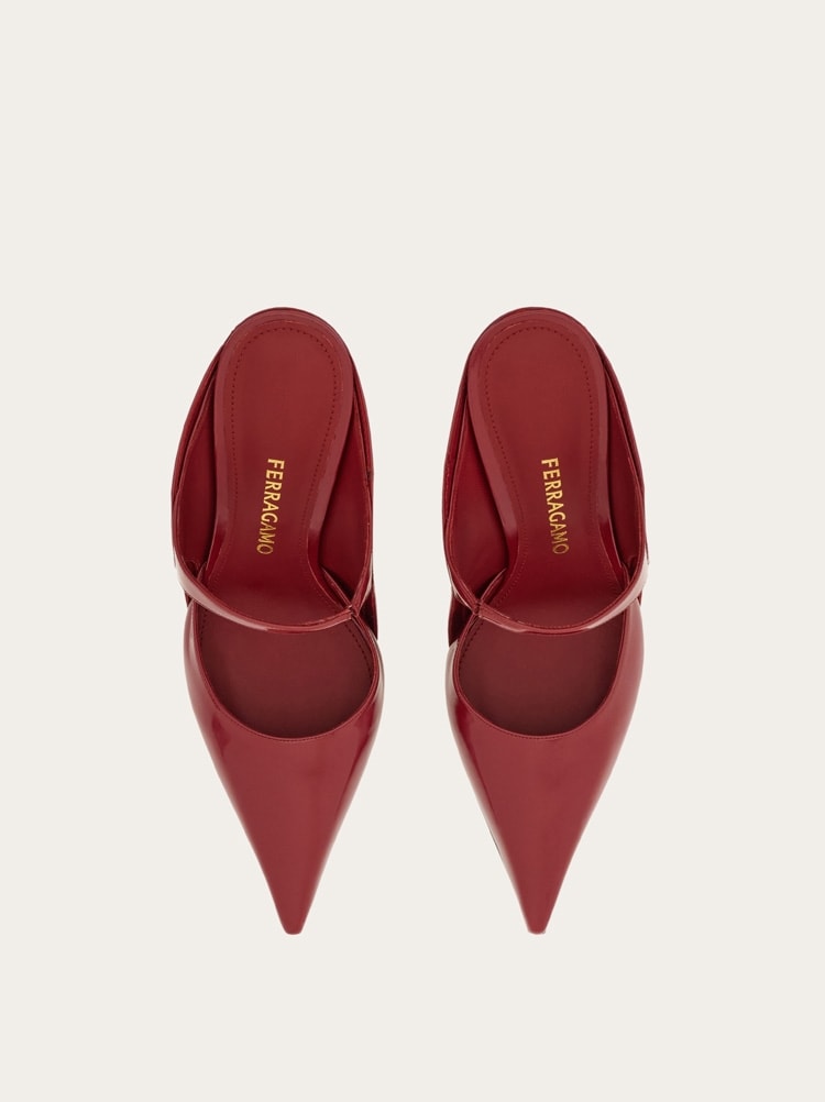 Graphic wedge mule Gallery image 3
