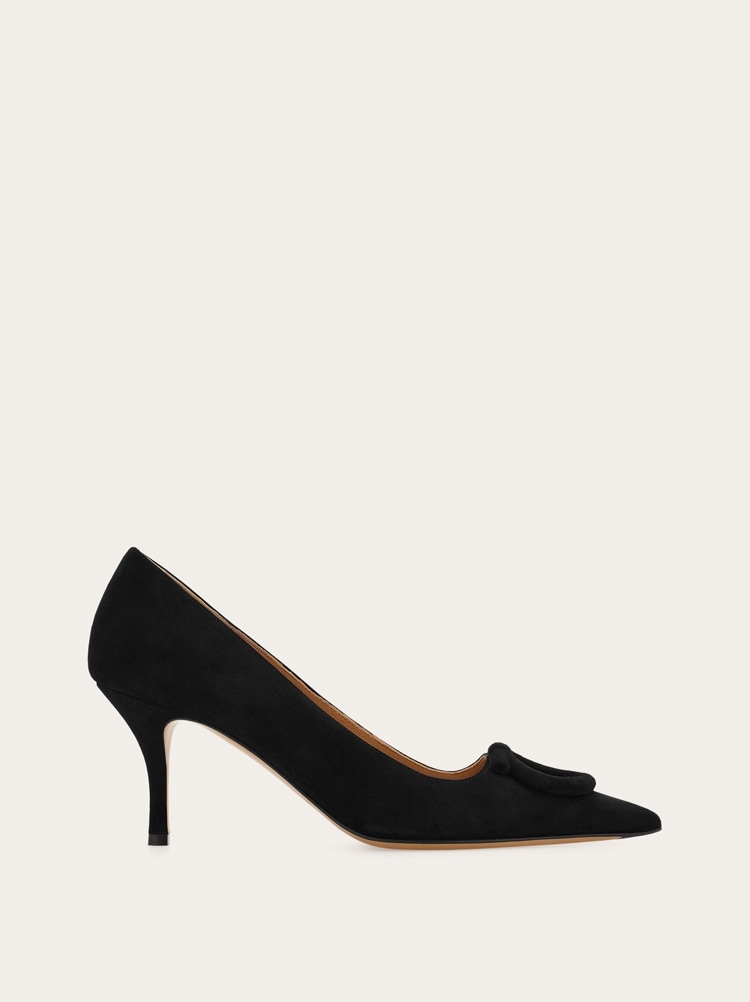 Mid heel maxi Gancini pump Gallery image 1