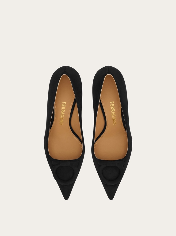 Mid heel maxi Gancini pump Gallery image 3