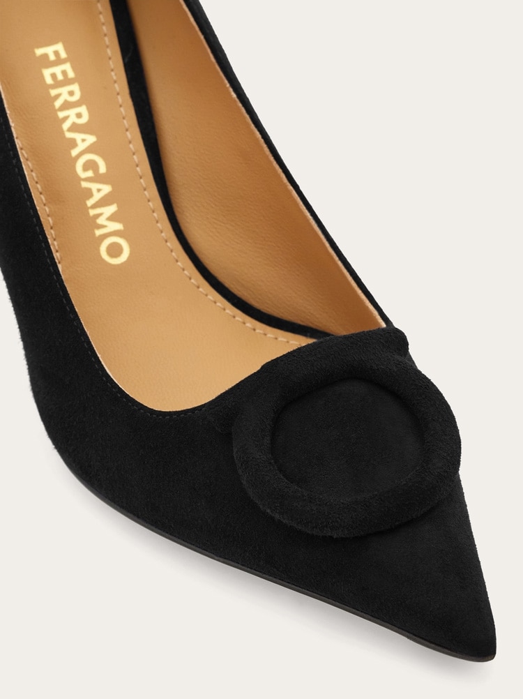 Mid heel maxi Gancini pump Gallery image 5