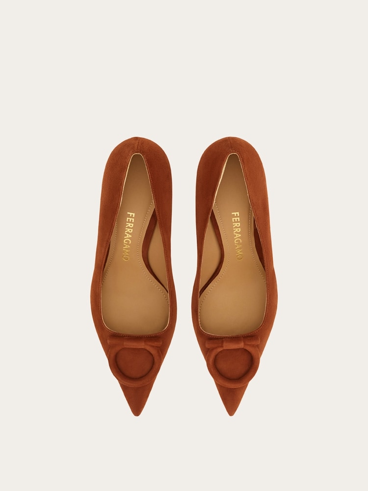 Mid heel maxi Gancini pump Gallery image 3