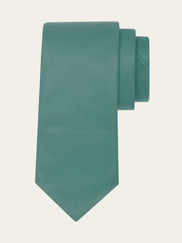 Nappa leather tie Gallery image 1