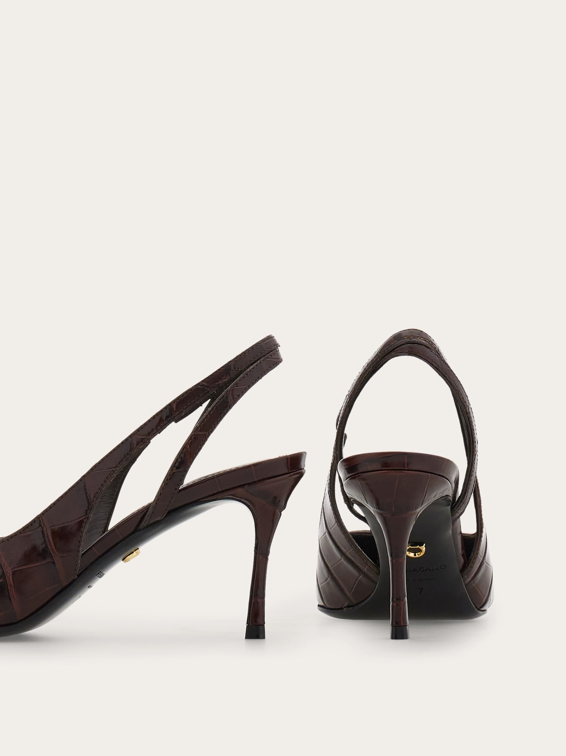 Mid heel slingback - Women | Ferragamo