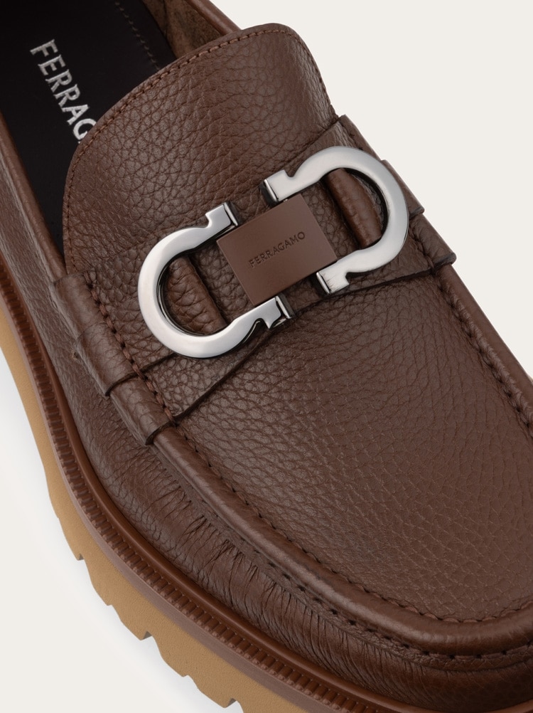 Gancini ornament loafer Gallery image 6