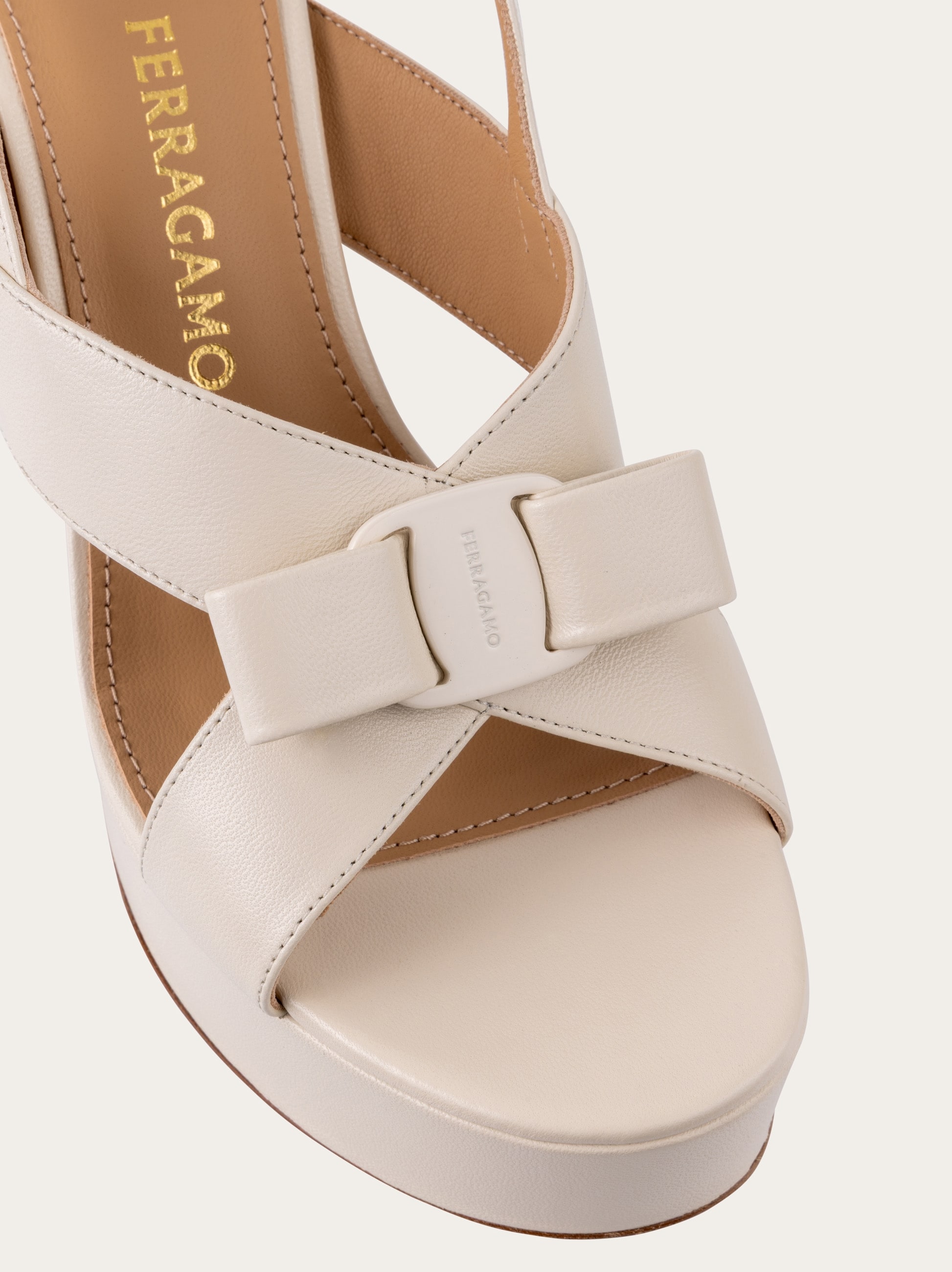 Vara bow platform sandal - Women | Ferragamo