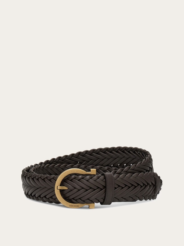 Gancini braided belt Gallery image 1