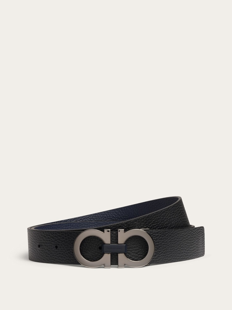 Gancini reversible and adjustable belt Gallery image 1