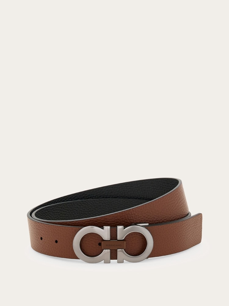 Gancini reversible and adjustable belt Gallery image 1