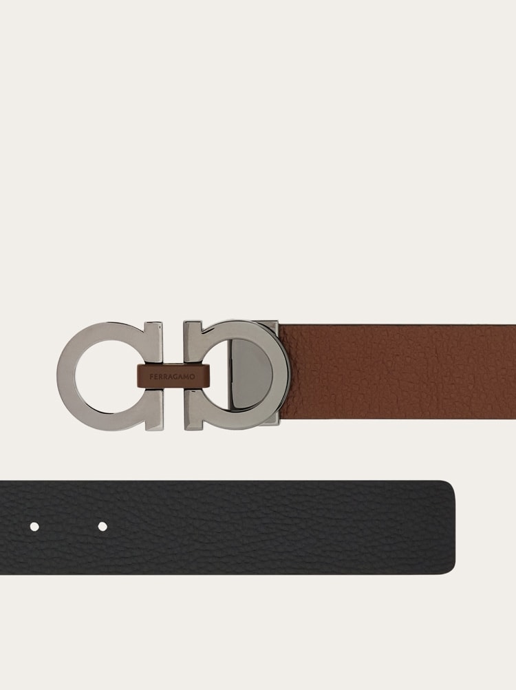 Gancini reversible and adjustable belt Gallery image 2