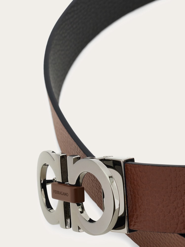 Gancini reversible and adjustable belt Gallery image 4