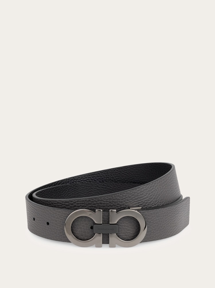 Gancini reversible and adjustable belt Gallery image 1