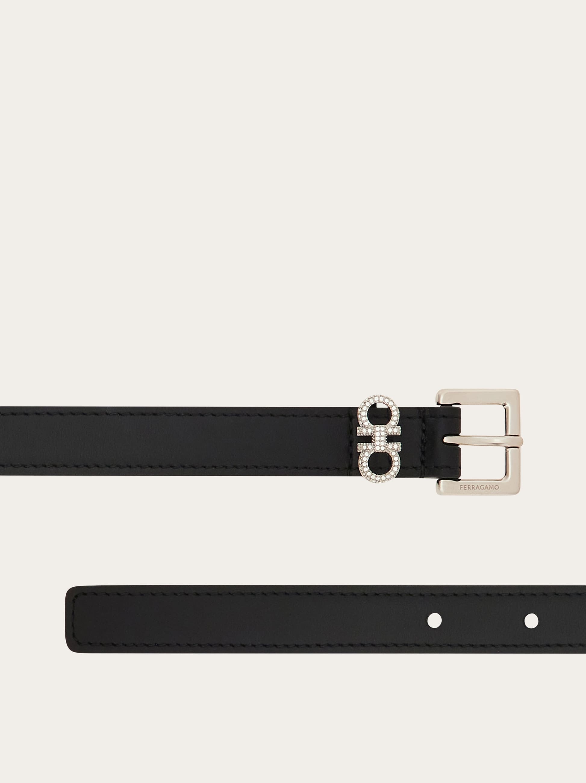 Sized belt with crystals - Women | Ferragamo