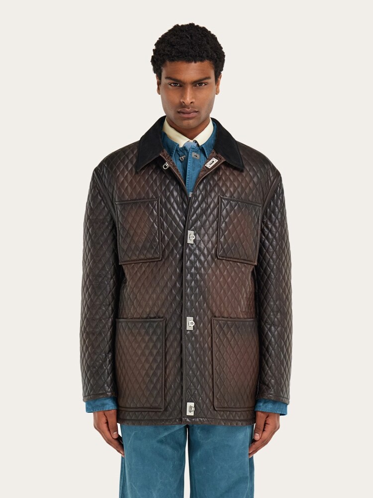 Quilted nappa blouson Gallery image 2