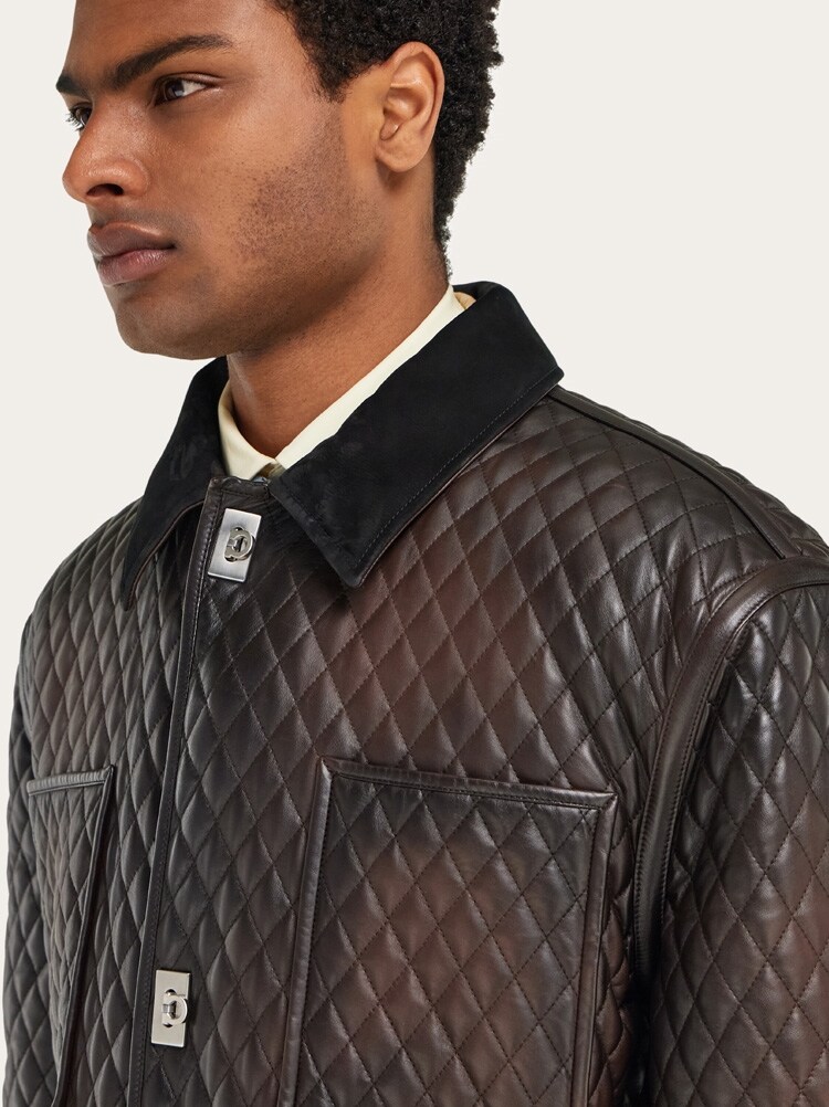Quilted nappa blouson Gallery image 5