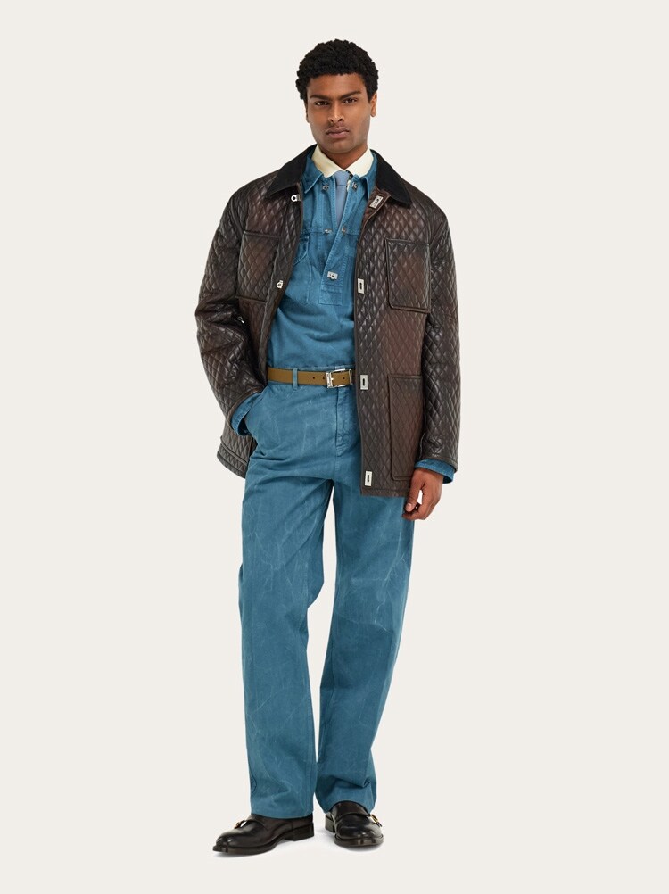 Quilted nappa blouson Gallery image 6