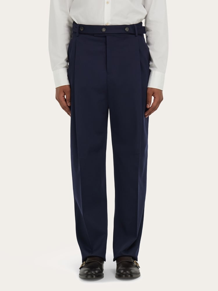 Tailored trouser with button detail Gallery image 1