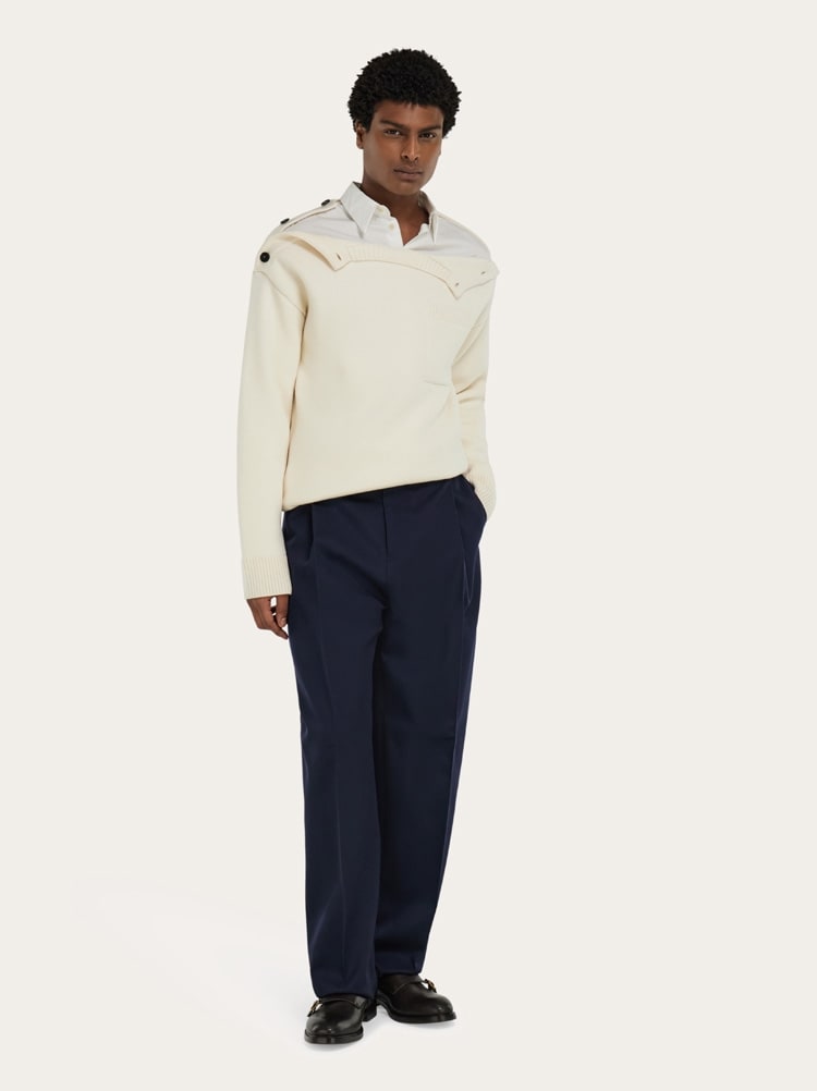Tailored trouser with button detail Gallery image 5