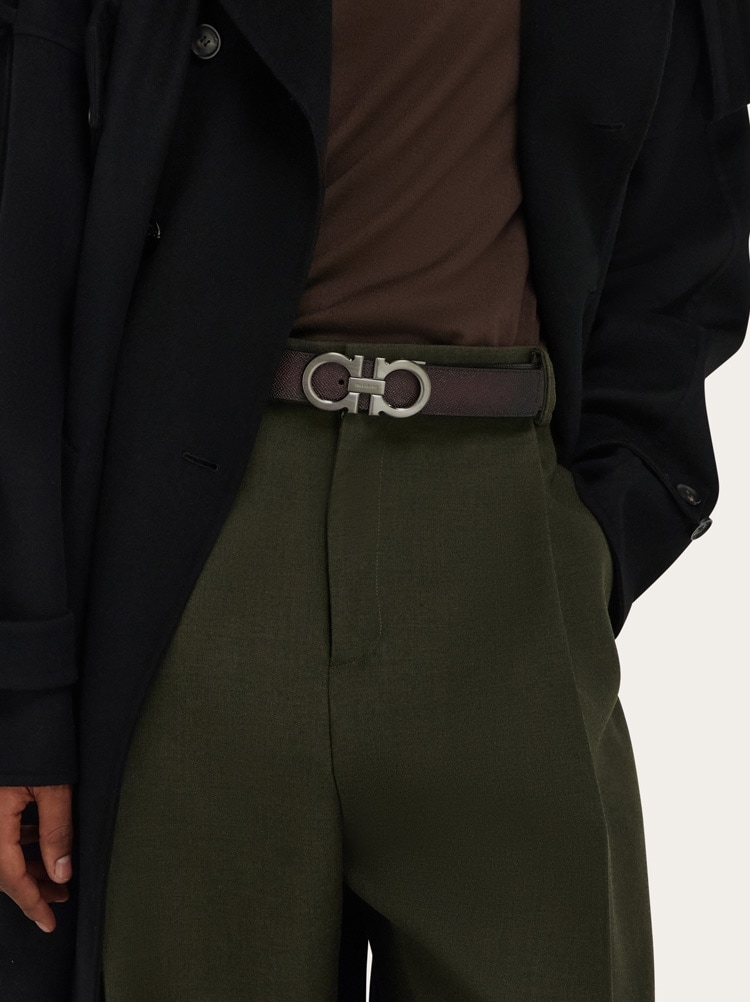 Ceinture réversible et réglable Gancini Gallery image 4
