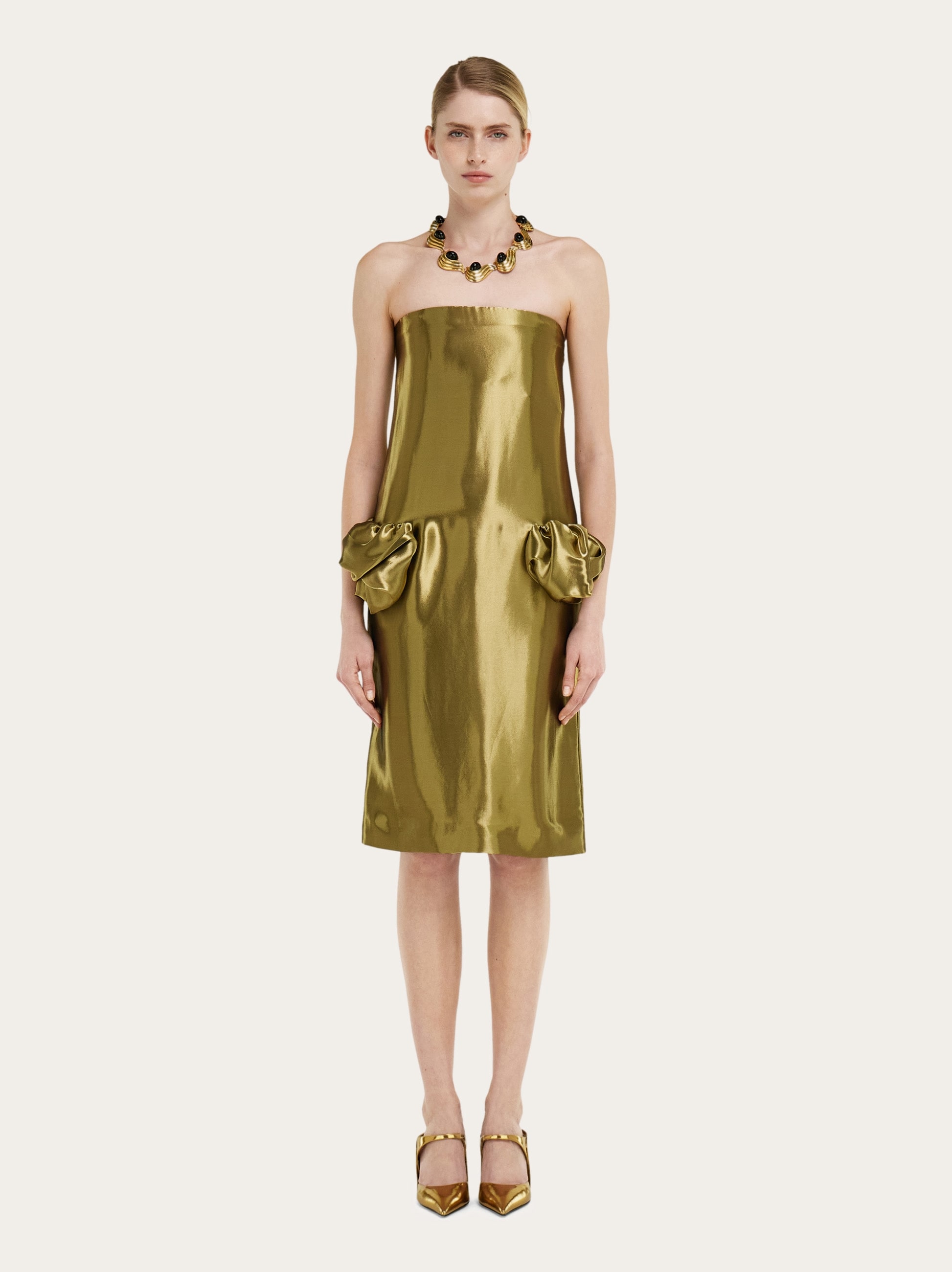 Liquid lamé dress - Women