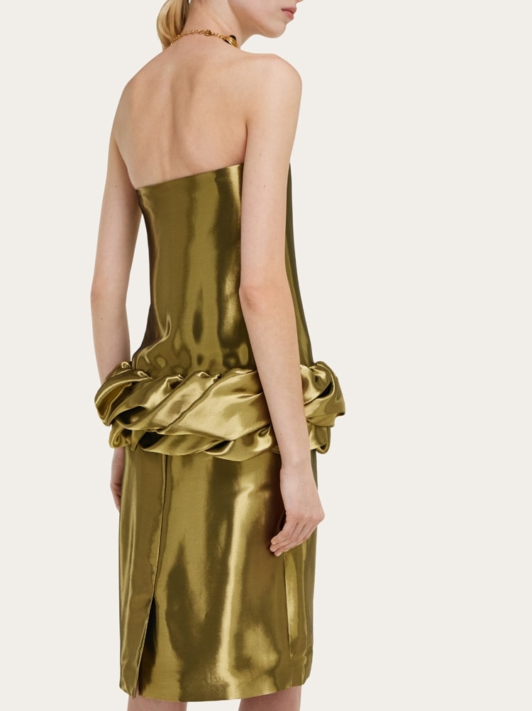 Liquid lamé dress Gallery image 6