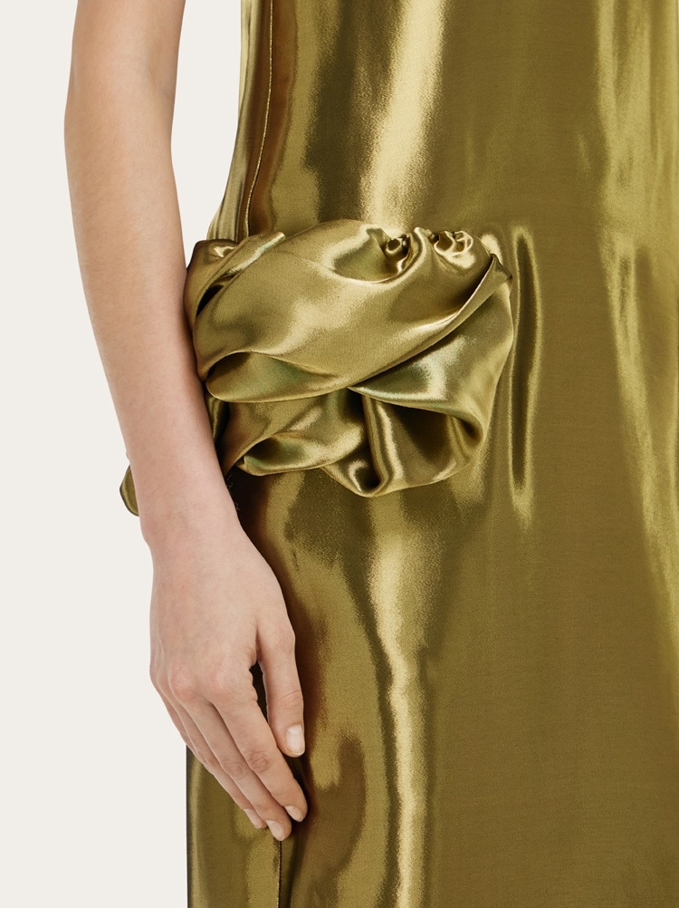 Liquid lamé dress Gallery image 7